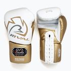 Rival RS100 Professional weiß/goldene Boxhandschuhe