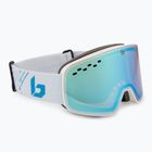 Skibrille Bollé Nevada white metalic blue matte/azure