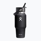 Hydro Flask Wide Flex Travel Thermosflasche 710 ml schwarz