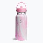 Hydro Flask Wide Flex Straw Cap Jelly 945 ml pink swirl Thermoflasche