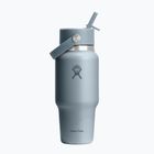Thermosflasche Hydro Flask Wide Flex Straw Travel 621 ml shale grey