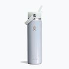 Thermosflasche Hydro Flask Wide Mouth with Flex Straw Cap 710 ml glimmer blue