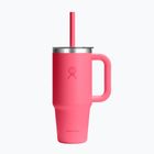 Becher Hydro Flask Travel Tumbler Clear Lid 710 ml popstar pink