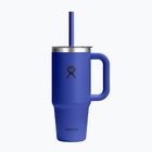 Becher Hydro Flask Travel Tumbler Clear Lid 710 ml capri blue
