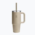 Becher Hydro Flask Travel Tumbler Clear Lid 710 ml oat