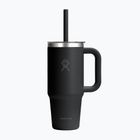 Becher Hydro Flask Travel Tumbler Clear Lid 710 ml black