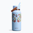 Thermosflasche Hydro Flask Wide Mouth with Flex Straw Cap 946 ml western light blue