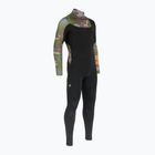 Herren Hurley Plus gedruckt 3/2 mm Fullsuit Medium braun Schwimmen Schaum