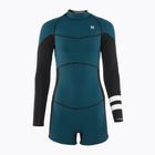 Hurley Advanty Shorty Texture 2/2 mm Springsuit schwarz/himmelblau Damen Neoprenanzug