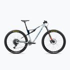 Orbea Oiz M20 2023 halo silber/blau carbon view Mountainbike