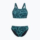 Zweiteiliger Damen-Badeanzug Orca Core Bikini dunkelgrün