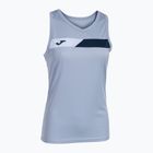 Damen Tennis Tank Top Joma Court Ärmellos Himmelblau/Navy