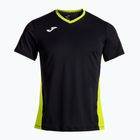 Herren-Tennisshirt Joma Court schwarz/grün