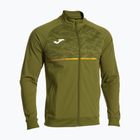 Herren Joma Record III Full Zip khakifarbenes Laufsweatshirt