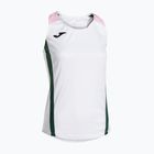 Damen-Tennisshirt Joma Montreal weiß/grün