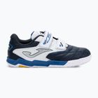 Kinder-Fußballschuhe Joma Cancha Jr IN marineblau/weiß