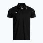 Herren Tennis-Poloshirt Joma Torneo Polo black