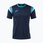 Tennisshirt Herren Joma Terra dark navy/turquoise fluor