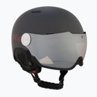 Skihelm Bollé Might Visor titanium red matte/brown gun