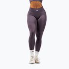 Damen-Trainingsleggings NEBBIA Flow Seamless Maximum Push-Up dark grey