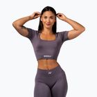 Damentrainingstop  NEBBIA Flow Seamless dark grey