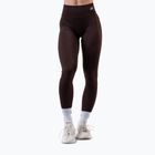 Damen Trainingsleggings NEBBIA Power dunkelbraun