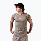 Trainings-T-Shirt Herren NEBBIA Power light brown ash