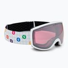 Kinder-Skibrille Blizzard 963 DAO shiny white/pink/silver mirror
