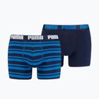 Boxershorts Herren PUMA Heritage Stripe 2szt blue