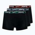 Boxershorts Herren Nike Everyday Cotton Stretch Trunk 3 Paar black/red/aquarius blue/stadium green