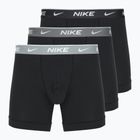 Herren Nike Everyday Cotton Stretch Boxershorts 3 Paar bi/iron grau/klar grau hochglanz texturiert wb