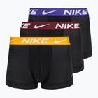 Herren Boxershorts Nike Dri-Fit Essential Micro Trunk 3 Paar schwarz university gold/deep night/dark team red wb