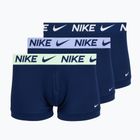 Herrenboxershorts Nike Dri-Fit Essential Micro Trunk 3 pairs navy