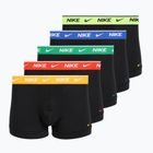 Herrenboxershorts Nike Cotton Stretch Trunk 5 pairs blue velvet