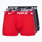 Herrenboxershorts Nike Dri-Fit Essential Micro Trunk 3 pairs sport red