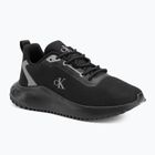 Calvin Klein Damen Schuhe YW0YW01851 Eva Runner L-Up Mix Mesh Logo Ck schwarz/mockingbird