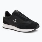 Calvin Klein Herrenschuhe YM0YM01325 Retro Runner Lace Up Ny-Su Schwarz/Weiß