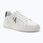 Calvin Klein Herrenschuhe YM0YM00681 Chunky Cupsole Monologo Lth dreifach hellweiß/schwarz