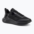 Calvin Klein Herrenschuhe YM0YM00968 Eva Runner Low Lace Ml Mix triple schwarz