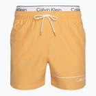 Calvin Klein Medium Double WB buff orange Badeshorts für Männer