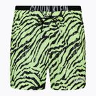 Herren Calvin Klein Medium Double WB-Print Zebra Citrust Burst Badeshorts