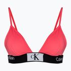 Calvin Klein Fixed Triangle-RP Badeanzug Top Calypso Koralle