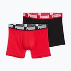 Herren-Boxershorts PUMA Everyday Basic 2 pairs red/black