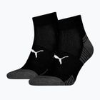 Socken PUMA Sport Cushioned Quarter 2 pairs black