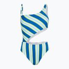 Einteiliger Badeanzug für Frauen O'Neill Poppy blau Handtuch Streifen