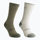 Fahrrad Socken Rogelli Wool Wintersocks 2 Paar green