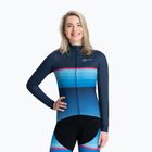 Damen Radfahren Longsleeve Rogelli Impress II blau / rosa