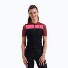 Radtrikot Damen Rogelli Core Block W black/bordeaux/pink