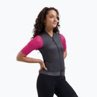 Radtrikot Damen Rogelli Fast ebony/pink/coral
