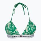 Tommy Hilfiger Triangle Fixed Foam Print Badeanzug Top vinted tropischen olympischen grün